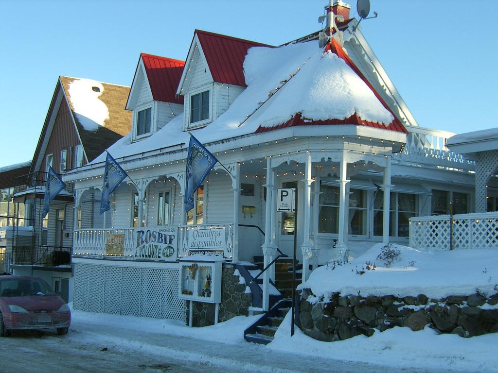 Restaurant Auberge Chez Girard Sainte-Agathe-des-Monts Exteriér fotografie